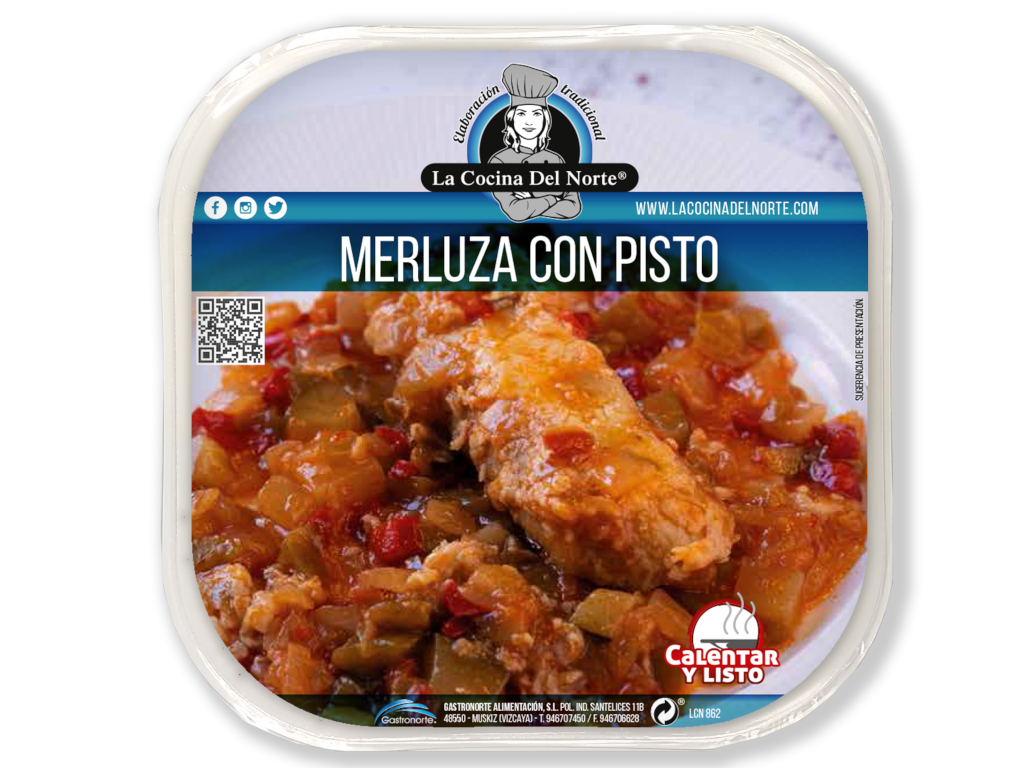 Lomo de Merluza con pisto