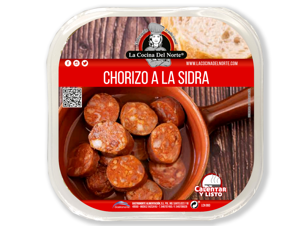 Chorizo a la sidra