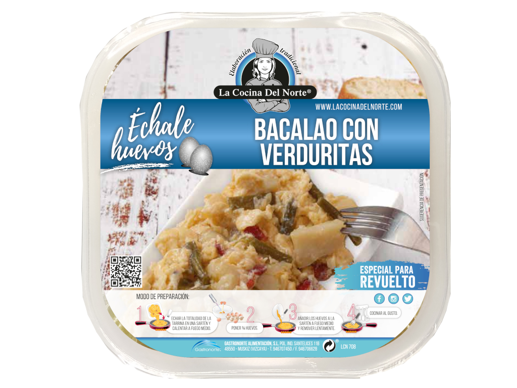 Echale huevos bacalao