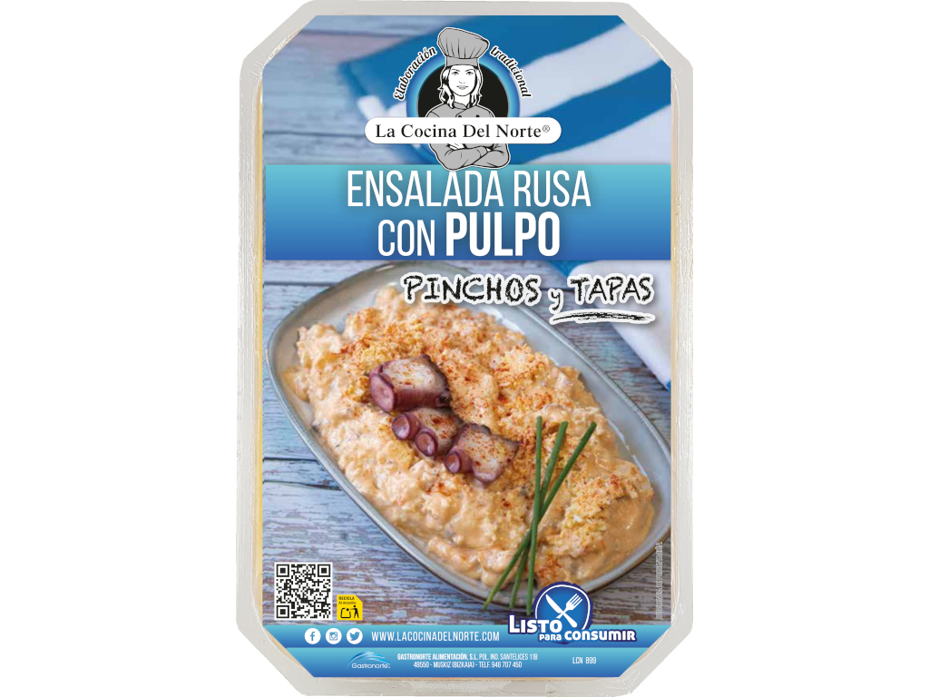 Ensalada Rusa con Pulpo